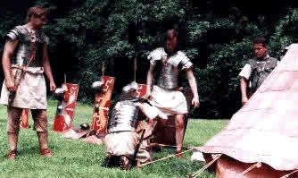Soldiers in lorica segmentata.